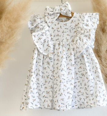 Cvjetna muslin haljina Cvita – blossom – PETIT ANGEL