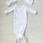vreća za novorođenče, knotted gown, knotted sleeping gown, knotted waffle gown, vreća mali anđeo