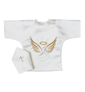Krsna košuljica anđeoska krila (s imenom)